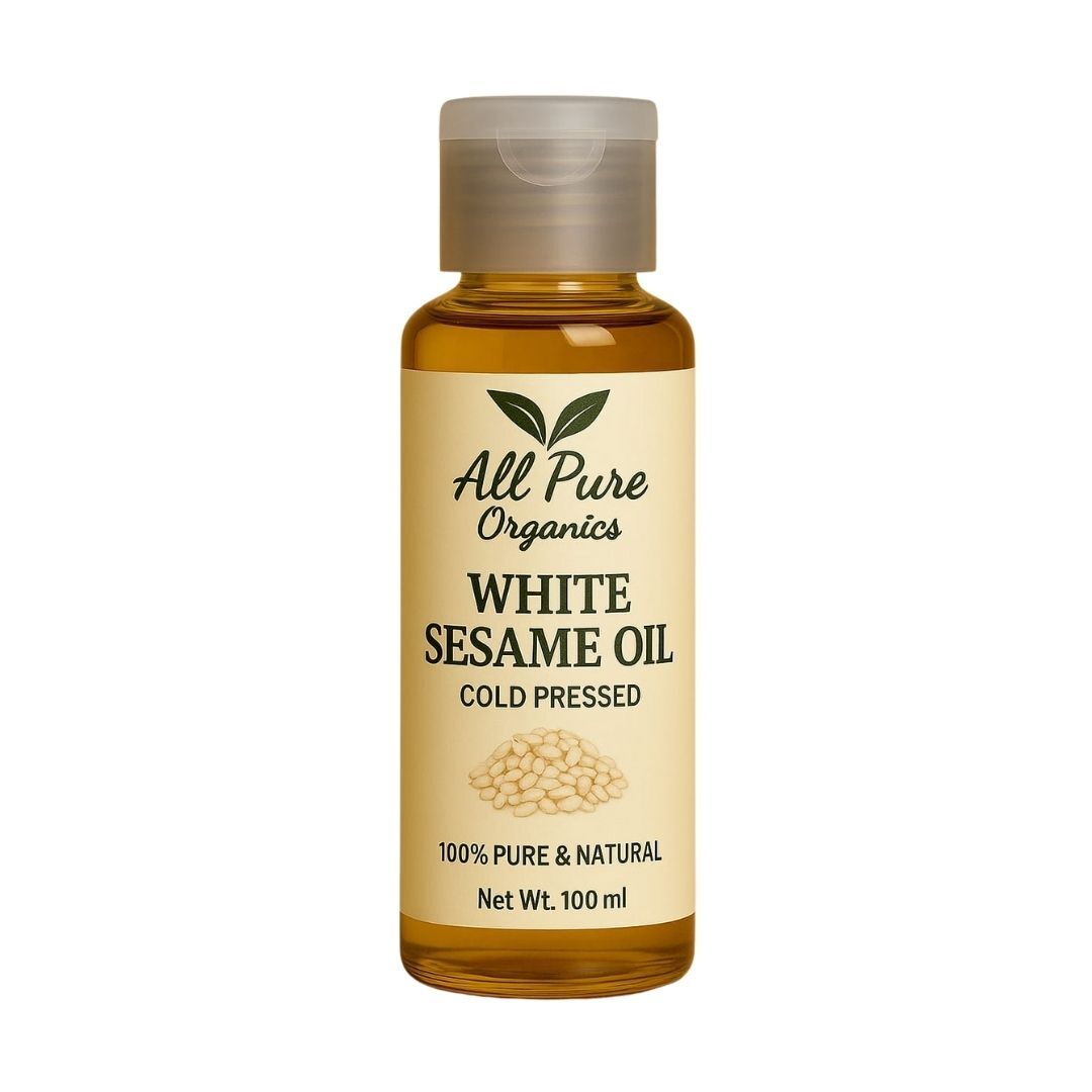 Premium White Sesame Seed Oil – 100% Pure & Cold-Pressed