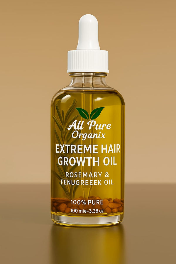 Rosemary & Fenugreek Extreme Hair Growth Oil – 100% Pure & Natural