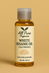 Premium White Sesame Seed Oil – 100% Pure & Cold-Pressed