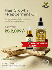 Premium Rosemary & Fenugreek Oil – 100% Pure & Cold-Pressed with Peppermint