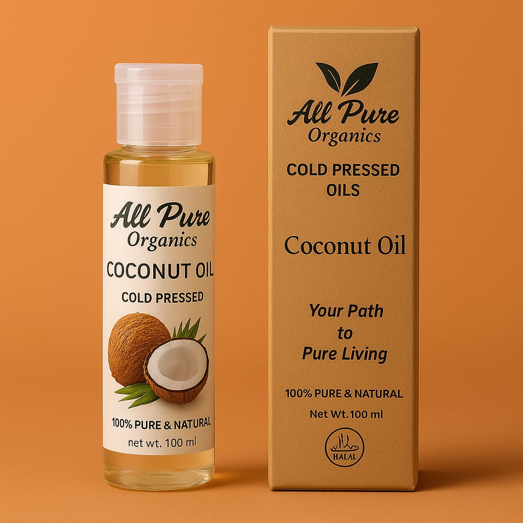 100% Pure Coconut Oil – 100ml / 200ml