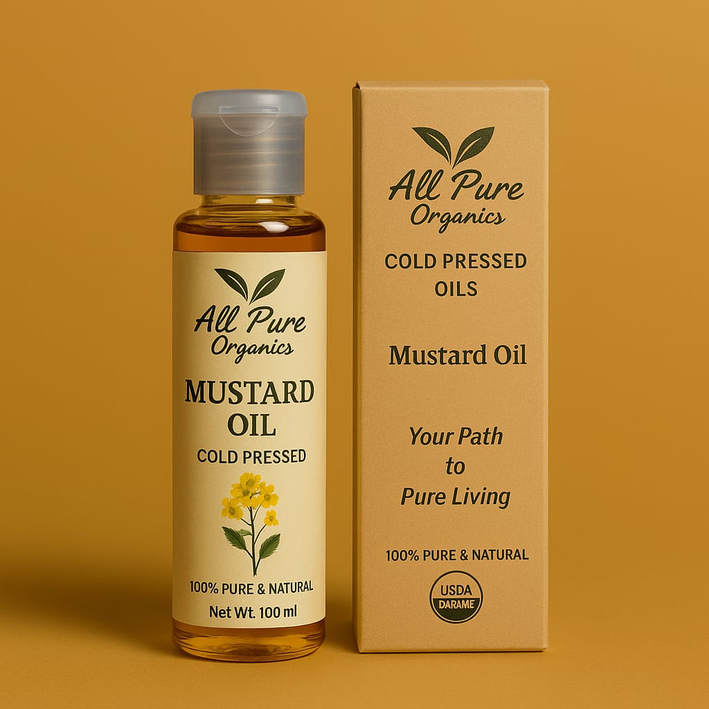100% Pure Mustard Oil – 100ml / 200ml